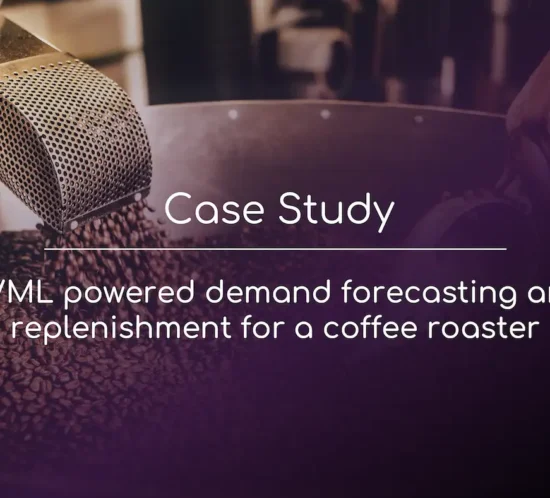 AI-based replenishment for a coffee roaster