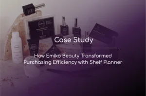 Emiko Beauty optimises purchasing and stock management with Shelf Planner